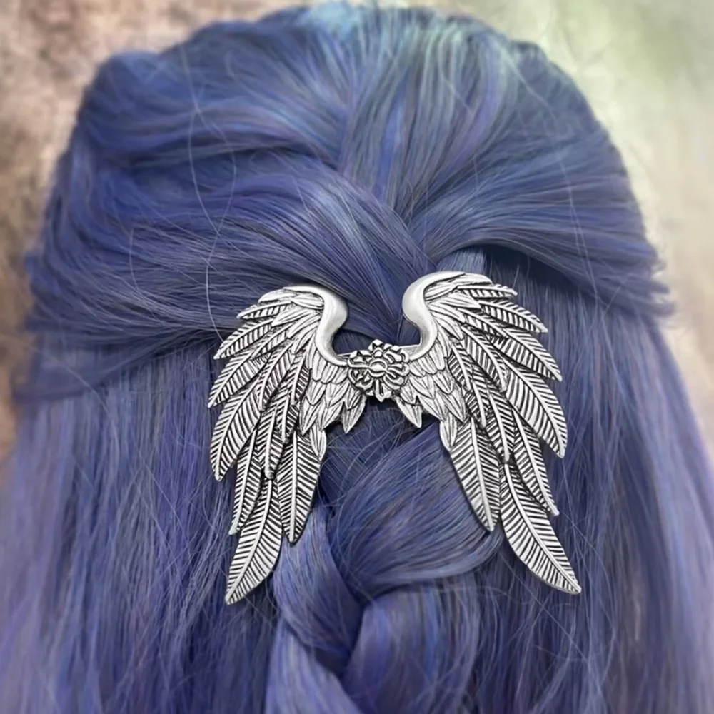 NEW! Viking Silver Angel Wing Hair Clip 🪽  A6-202